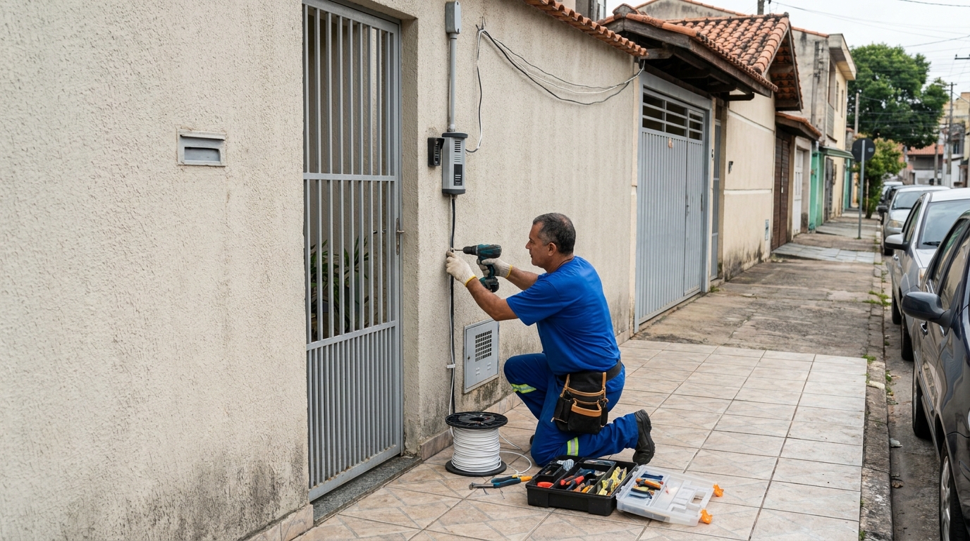 Instalação em condomínios em Cotia‑SP
